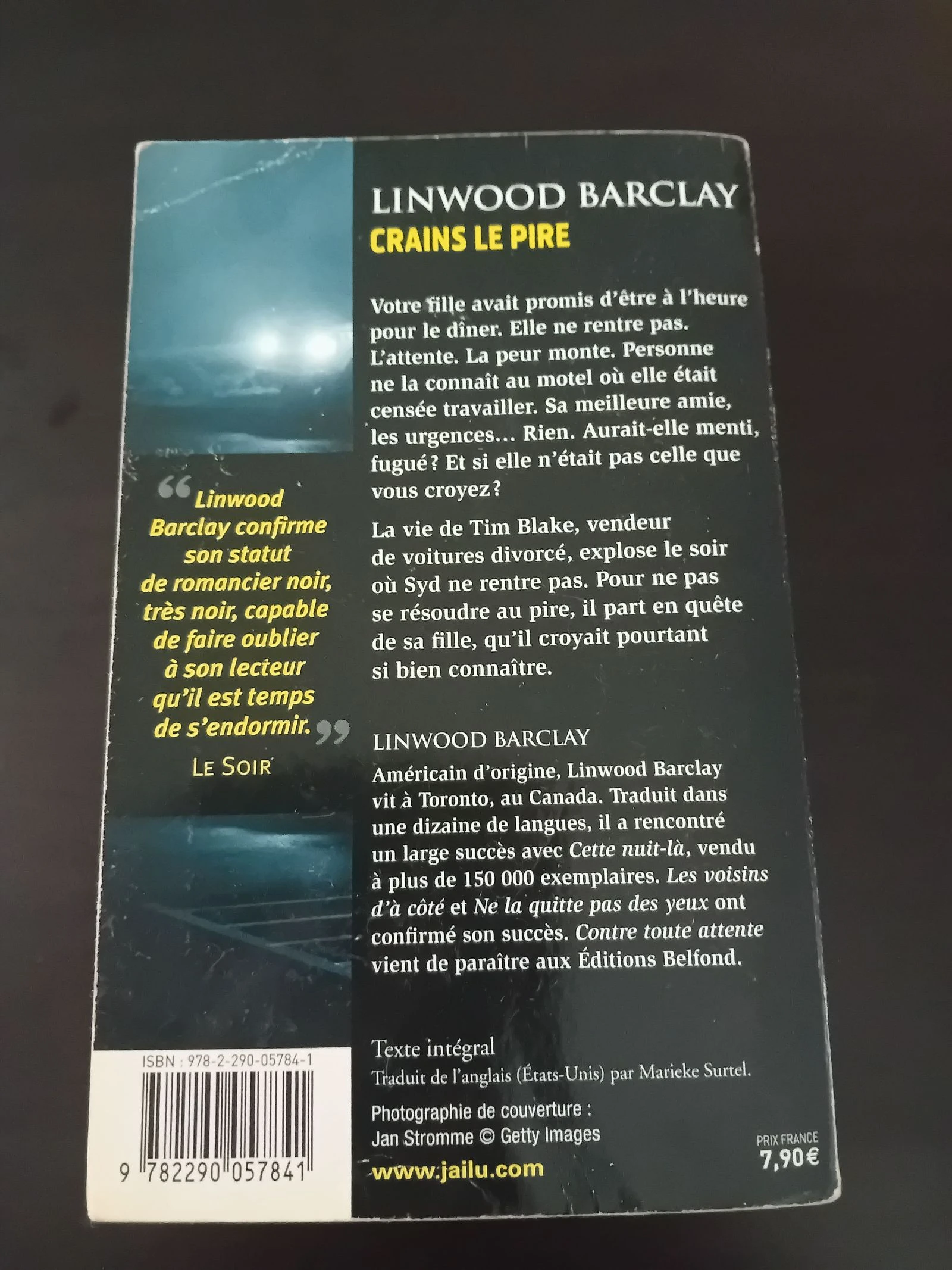 Livre : Crains le pire de Linwood Barclay – photo 2